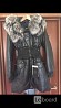 Пуховик куртка новая fashion furs италия 44 46 s m кожа черный мех чер