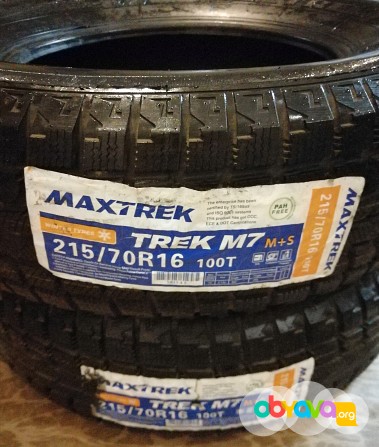Зимние шины Maxtrek 215/70 R16 Анадырь - изображение 1