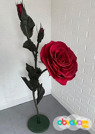 Куст розы - красный для интерьера Санкт-Петербург - изображение 1