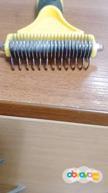 Двусторонняя щетка для собак и кошек из стали