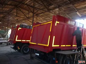 Тенты, наращивание бортов на самосвалы, ворота