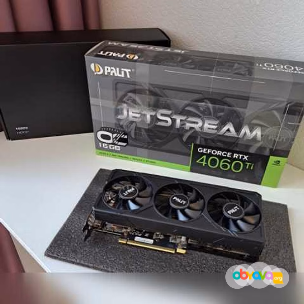 Продам: видеокарта rtx 4060TI 16GB Palit JetStre am OC