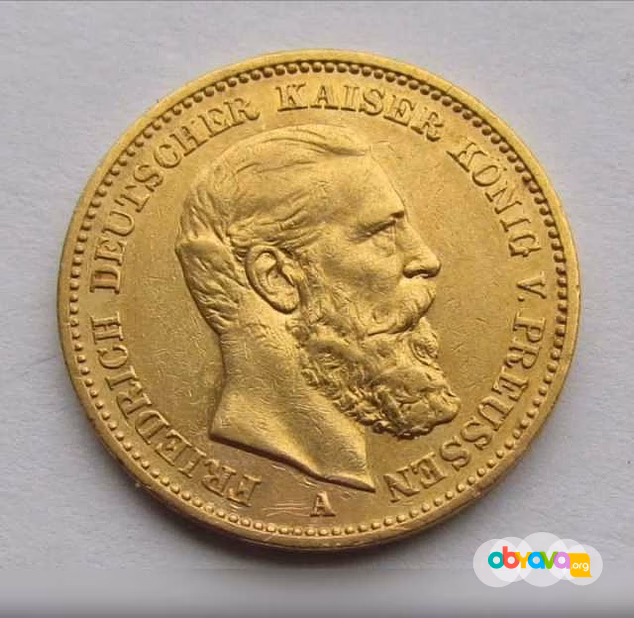 Продам: золотая монета Германской империи (Прусс