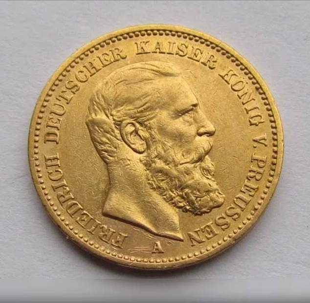 Продам: золотая монета Германской империи (Прусс
