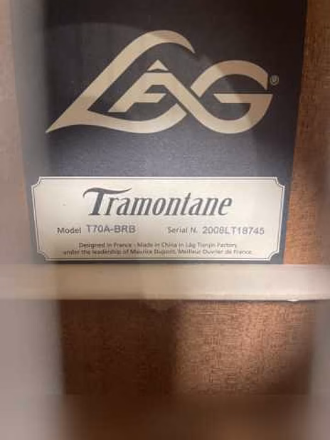 Продам: гитара LAG Tramontane T70A-BRB