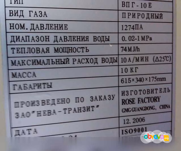 Продам: бытовая газовая колонка бу Нева-Транзит в Краснодаре