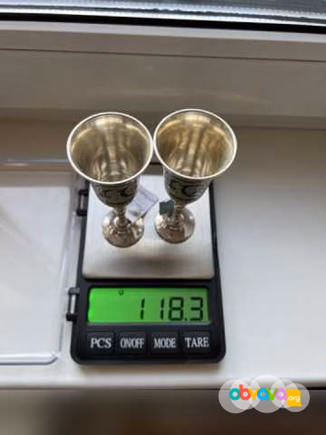 Продам: серебряные Рюмки-бокалы Кубачи 2 шт. 875
