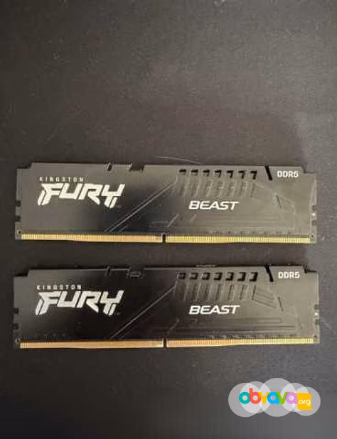 Продам: оперативная память Fury Black DDR5 64GB 6000MHz