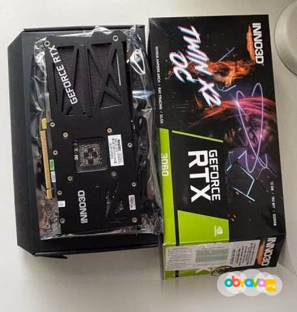 Продам: видеокарта inno3d geforce rtx 3060 twin x2 oc