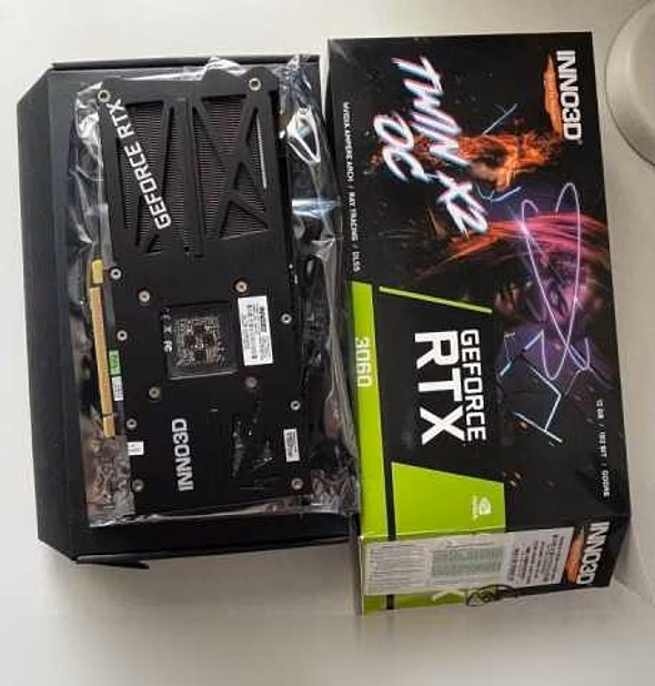 Продам: видеокарта inno3d geforce rtx 3060 twin x2 oc