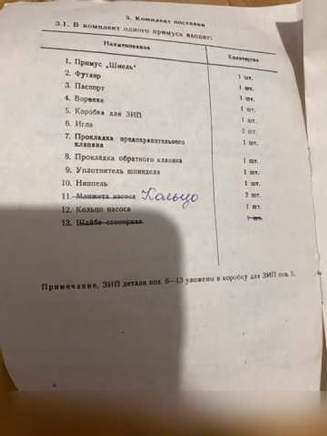 Продам: примус Шмель СССР новый со знаком качест