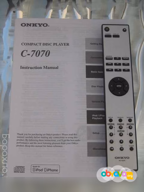 Продам: СD проигрыватель Onkyo C-7070 Silver в Архангельске