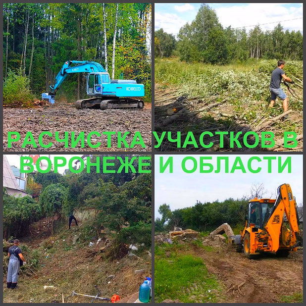 Расчистка Воронеж, расчистка участков в Воронеже