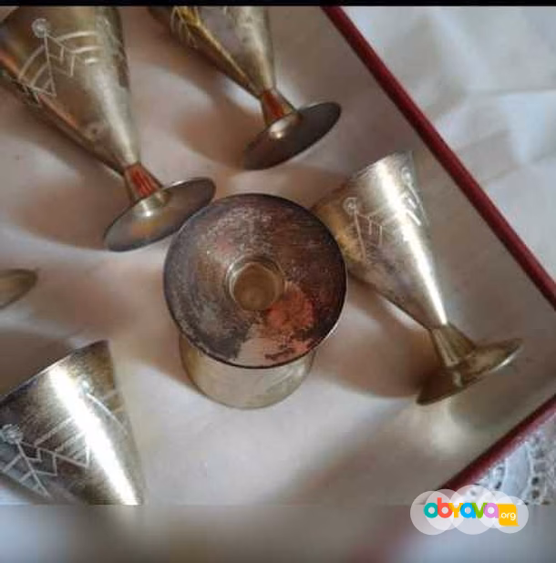 Продам: набор серебряных стопок 875 пробы СССР