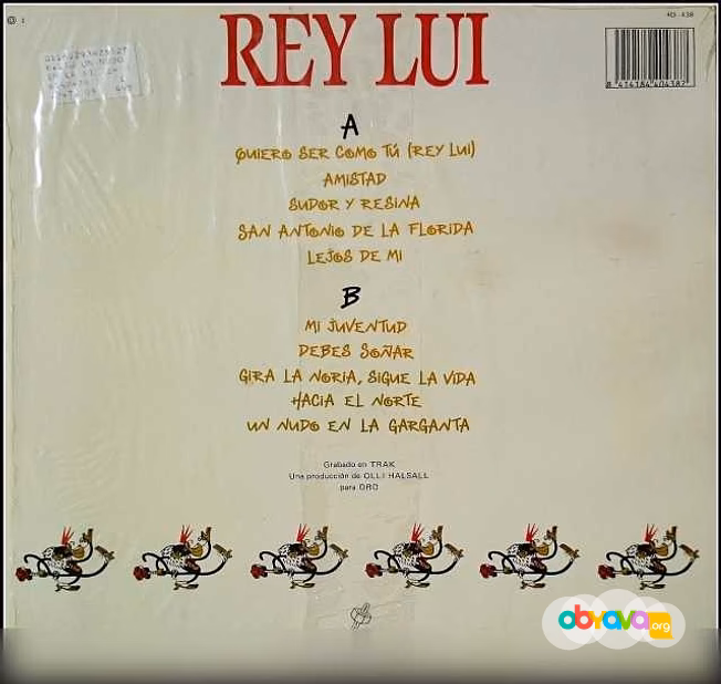 Rey Lui Un Nudo En La Garganta LP DRO ‎ 4D-438 