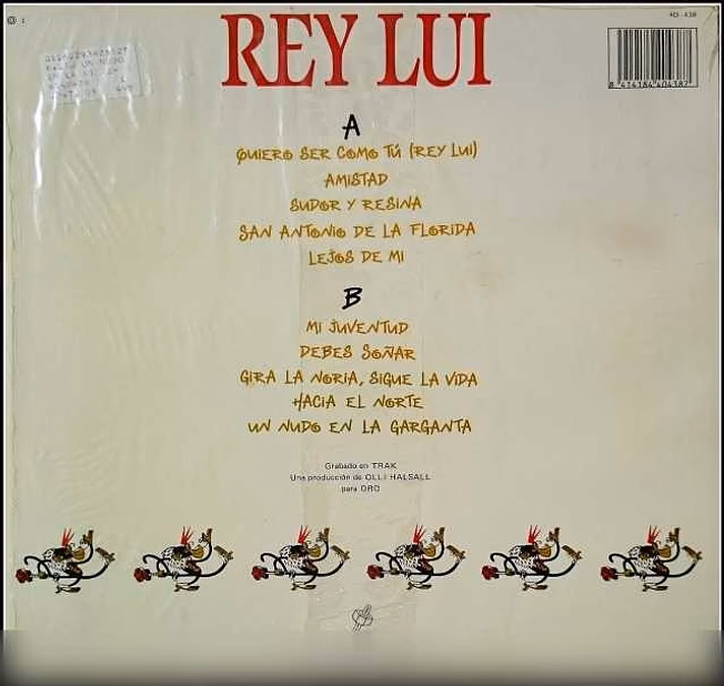 Rey Lui Un Nudo En La Garganta LP DRO ‎ 4D-438 