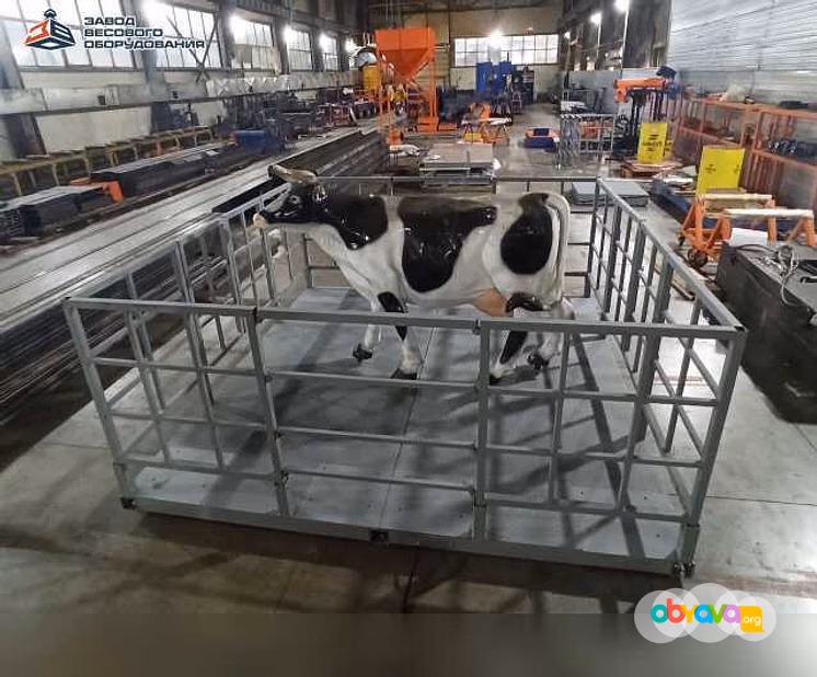 Продам: весы для животных Собственное производство Весы для КРС с подвесной клеткой на колёсах ВП-С 2000 кг (2 тонны) в Санкт-Петербурге