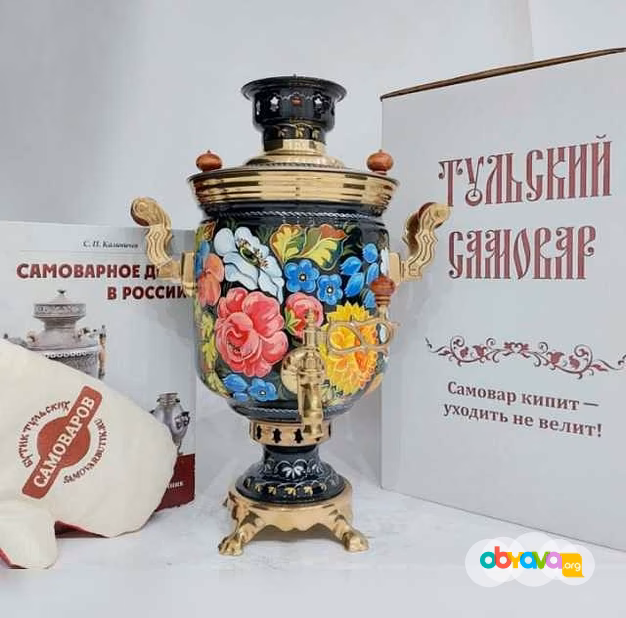 Продам: самовар комбинированный "Цветы"
