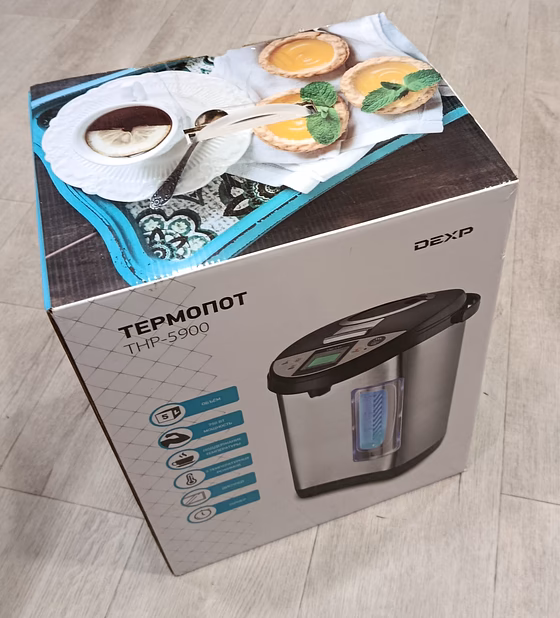 Термопот Dexp THP-5900, 5л , надежный, экономичный ,  для дома и офиса