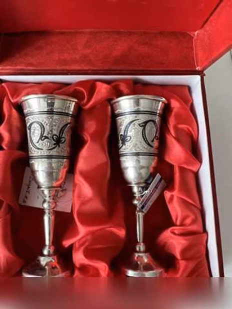 Продам: серебряные Рюмки-бокалы Кубачи 2 шт. 875