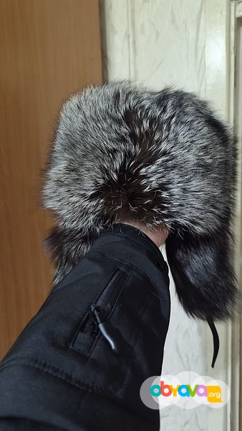 Шапка чернобурка