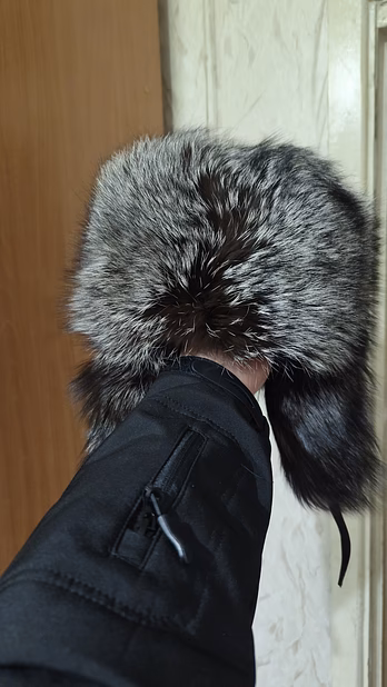 Шапка чернобурка