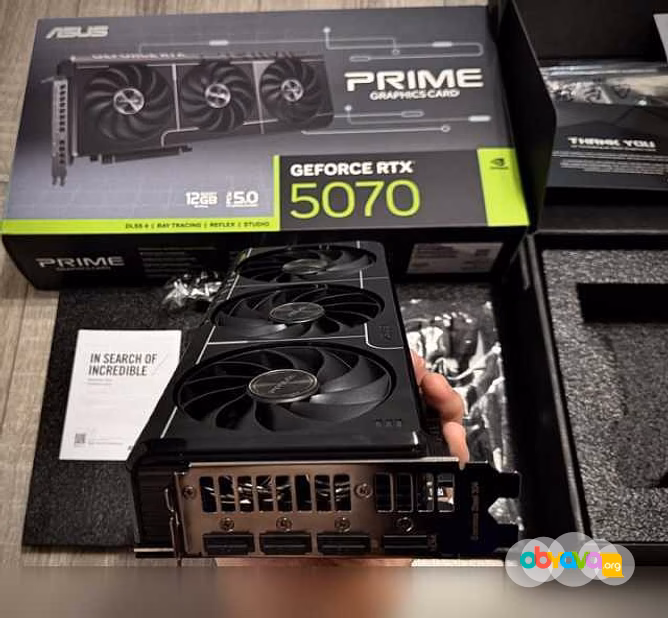 Продам: видеокарту RTX 5070 12Gb. Asus Prime