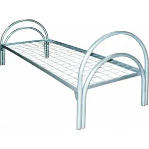 Железные, металлические кровати для военнослужащих