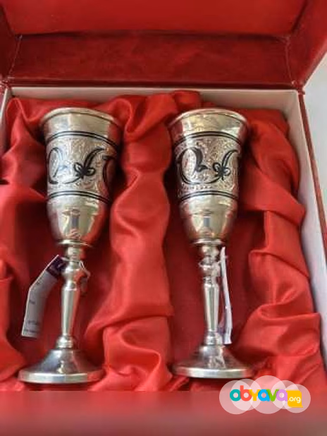 Продам: серебряные Рюмки-бокалы Кубачи 2 шт. 875