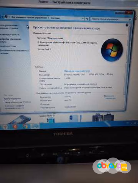 Продам: ноутбук Toshiba Satellite A200-1AE в Москве