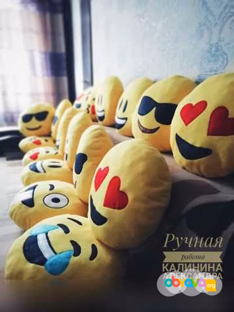 Подушки смайл 
