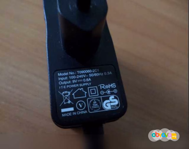 Продам: блок питания 9V; 0,6А в Санкт-Петербурге