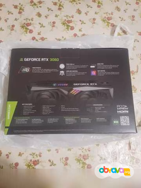 Продам: видеокарта MSI RTX 3060 gaming x (12gb.)