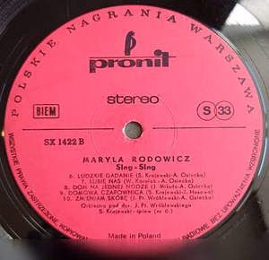 Maryla Rodowicz ‎Sing-Sing 