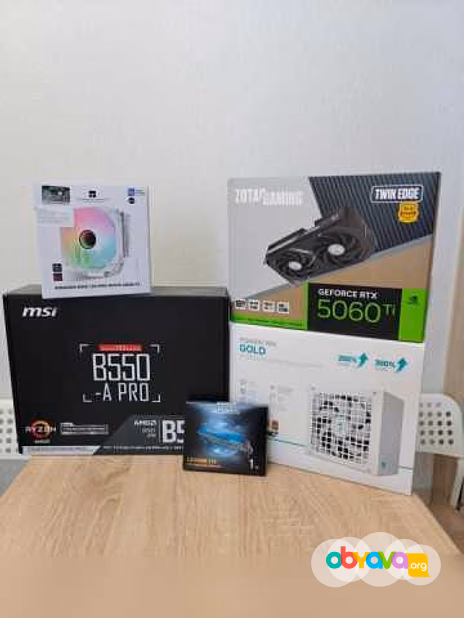 Продам: игровой пк 5800X3D/32Gb/RTX 5060 Ti 16Gb