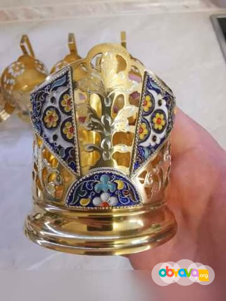 Продам: подстаканник серебро кубачи набор