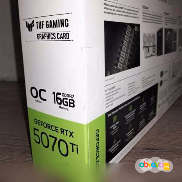 Продам: ASUS TUF GAMING GRAPHICS CARD GEFORCE RTX 5070 TI