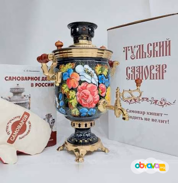 Продам: самовар комбинированный "Цветы"