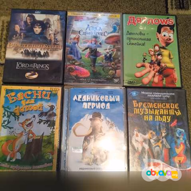 Продам: фильмы и мультфильмы на ДВД (DVD) в Железнодорожном
