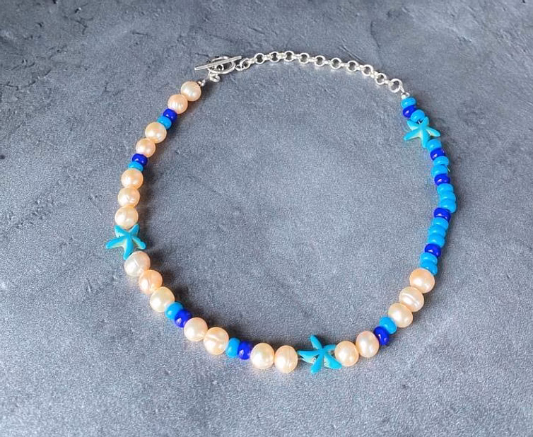 Чокер с жемчугом
