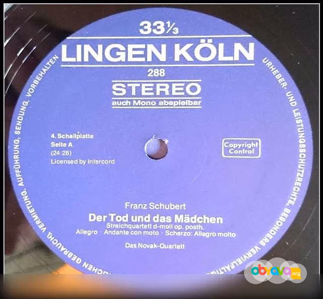 Продам: франц Шуберт «Der Tod und das Madchen»LP в Москве