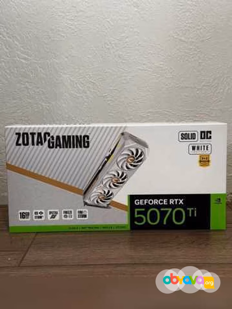 Продам: Zotac gaming 5070 ti Solid OC White edition 16 gb