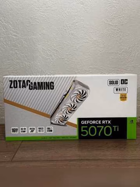 Продам: Zotac gaming 5070 ti Solid OC White edition 16 gb