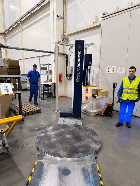 Паллетоупаковщик Ecoplat PPS - 2000 kg/ø1.5m/ h2200 mm Robopac Италия Б/У