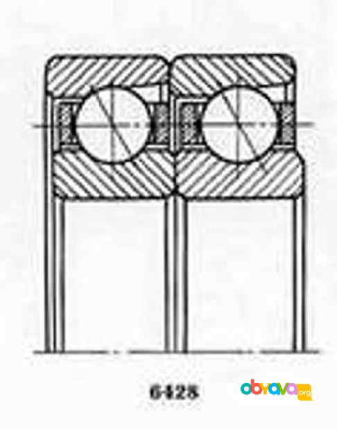Радиально упорный подшипник Т-446117Л Россия  епк