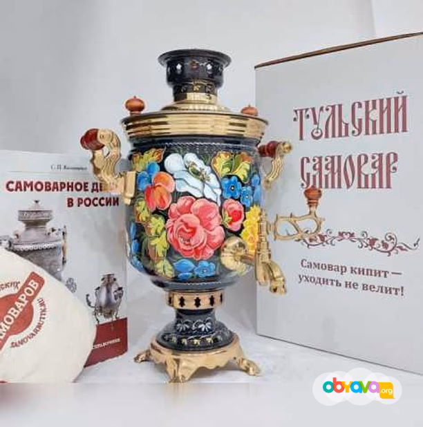 Продам: самовар комбинированный "Цветы"