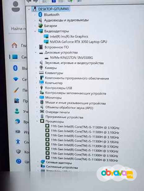 Продам: игровой Lenovo Gaming, i5(11 gen) RTX3050 4gb
