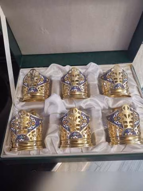 Продам: подстаканник серебро кубачи набор