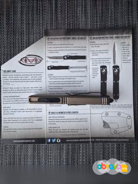Продам: НОЖ MICROTECH ULTRATECH 121-1TA M390