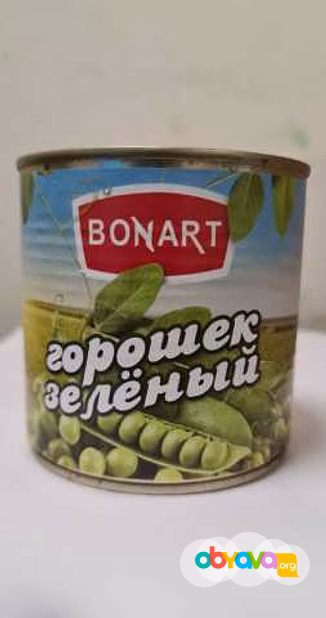 Продам: горошек ГОСТ ТМ "Bonart" 425мл в Долгопрудном